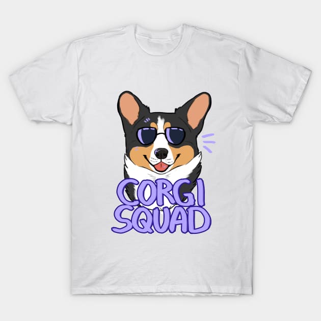 CORGI SQUAD (tri) T-Shirt by mexicanine